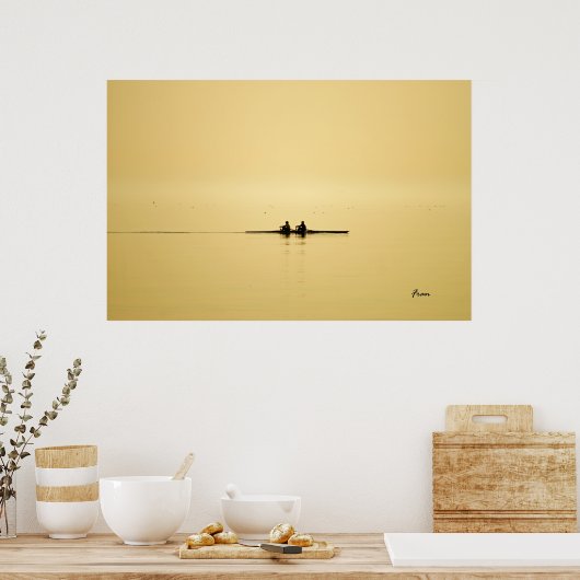 roken bij de schemering poster (Keuken)