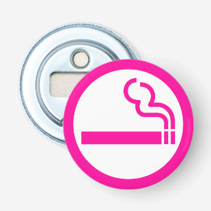 Roken Dames Gebied 喫煙女性 Japanese Bord Button Flesopener