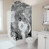 Roken, damesdouchegordijn douchegordijn (In situ)