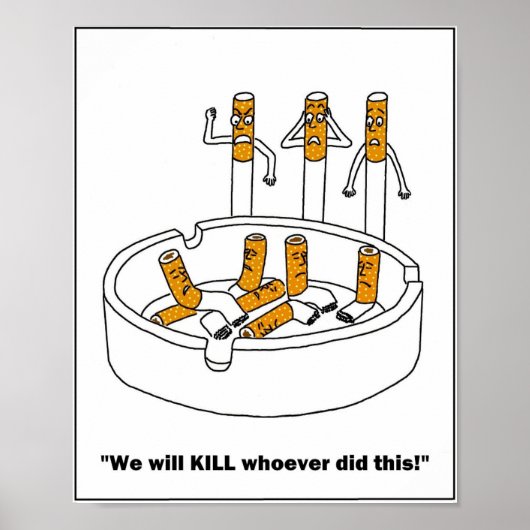 Roken doden poster (Voorkant)