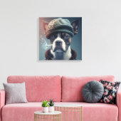 Roken doek canvas afdruk (Insitu (Woonkamer))