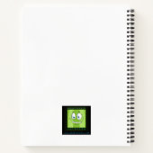 Roken Dog grappige verjaardagskaart Notitieboek (Achterkant)