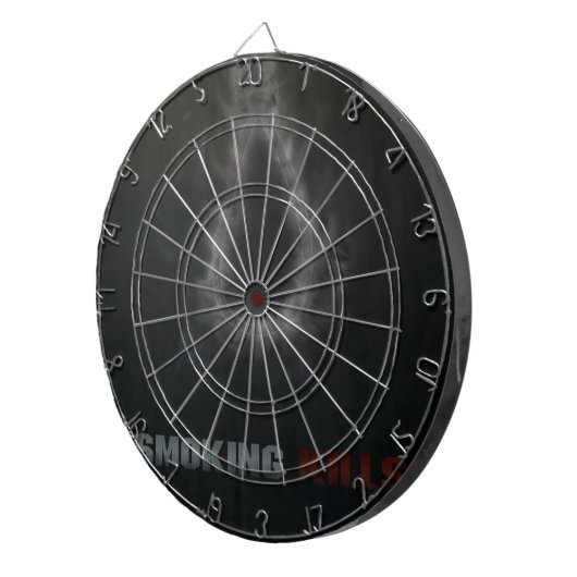 Roken doodt de helling dartbord (Voorkant Rechts)