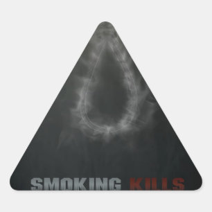 Roken doodt de helling sticker