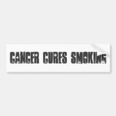 Roken door kanker bumpersticker (Voorkant)