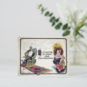  roken en briefkaart (Staand voorkant)