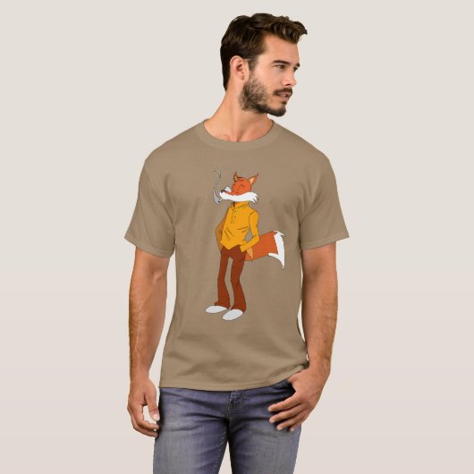 Roken Fox T-shirt (Voorkant volledig)