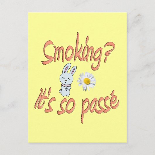 Roken - Het is zo passé Briefkaart (Voorkant)
