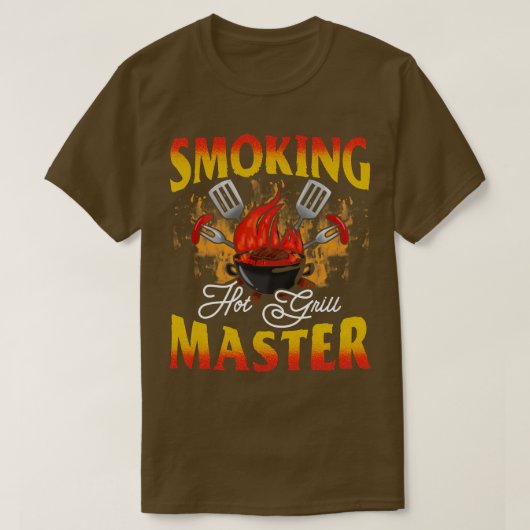 Roken Hot Grill Master T-shirt (Design voorkant)