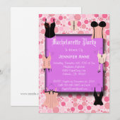 Roken Hot Pink Bachelorette Party Kaart (Voorkant / Achterkant)