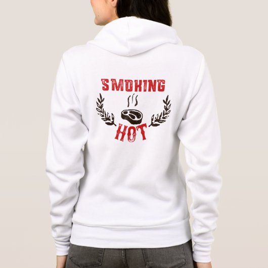 Roken Hot Zip hoodie (Achterkant)