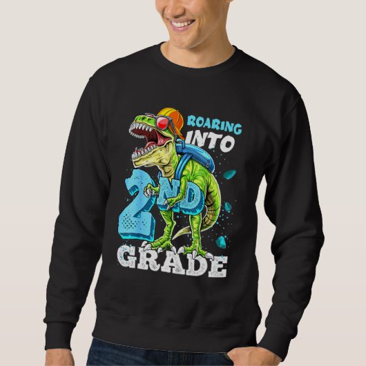 Roken in 2e klas T Rex Boys Trui (Voorkant)