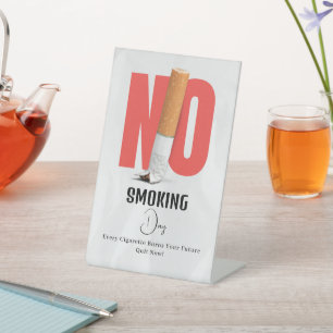 ROKEN IS VERBODEN HIER RECLAMEBORD MET VOETSTUK