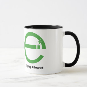 Roken is verboden. Toegestane damping Mok