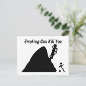 Roken kan je doden briefkaart (Staand voorkant)
