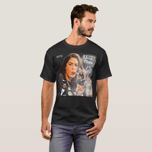 Roken Kelsey Plum T-shirt (Voorkant volledig)