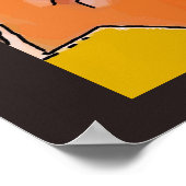 Roken Lady, voeg tekst toe, afdrukken Poster (Hoek)