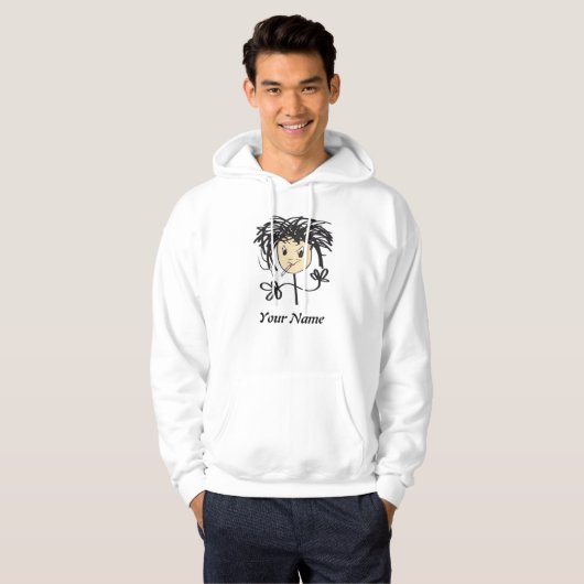 Roken Man Hoodie (Voorkant volledig)