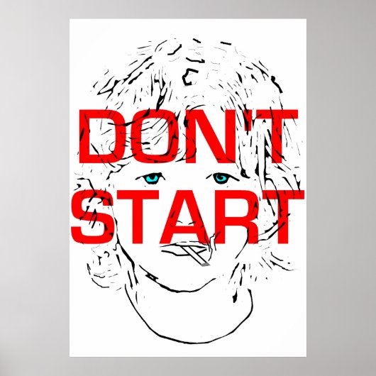 Roken niet poster (Voorkant)