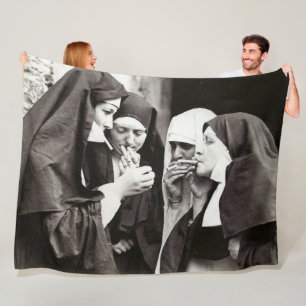 Roken Nuns  fotografie Fleece Deken