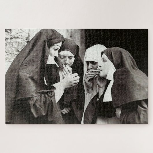 Roken Nuns fotografie Legpuzzel (Horizontaal)