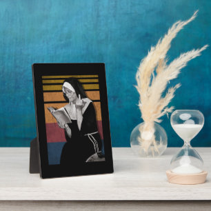 Roken Nuns Retro-stijl Fotoplaat