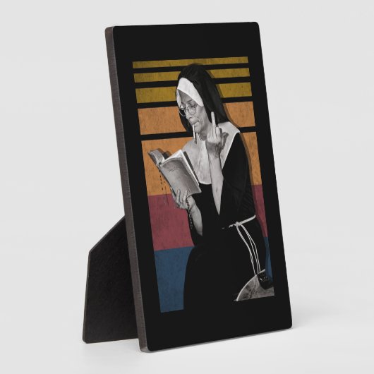 Roken Nuns Retro-stijl Fotoplaat (Zijkant)