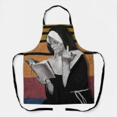 Roken Nuns Retro-stijl Schort (Voorkant)