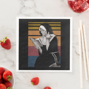 Roken Nuns Retro-stijl Servet