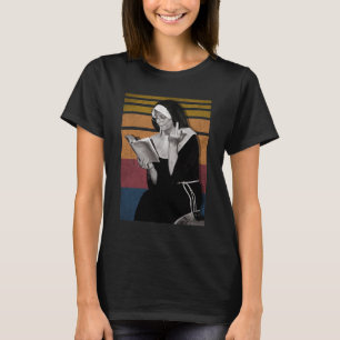 Roken Nuns Retro-stijl T-shirt