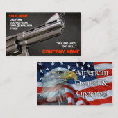 Roken pistool visitekaartje (Voorkant / Achterkant)