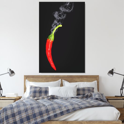 Roken Red Hot Chili Pepper Canvas (Insitu (Slaapkamer))
