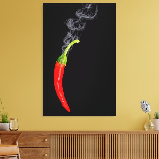 Roken Red Hot Chili Pepper Canvas (Insitu (Woonkamer))