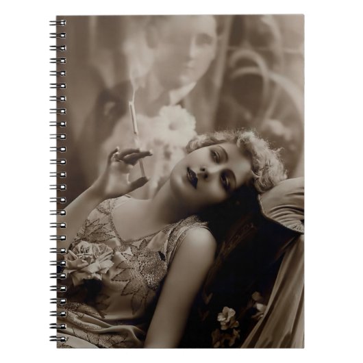  Roken Roaring Twenties Flapper Notitieboek (Voorkant)