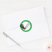 Roken Ronde Sticker (Envelop)