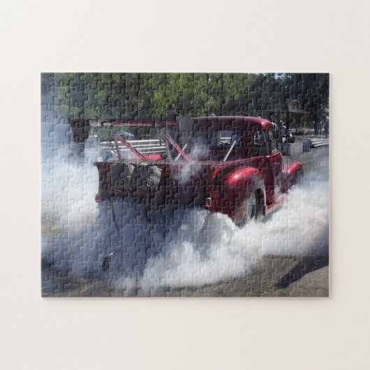 Roken Roodslag bij de puzzel van de Reizen van de  Legpuzzel (Horizontaal)