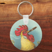 Roken Rooster Sleutelhanger (Voorkant)