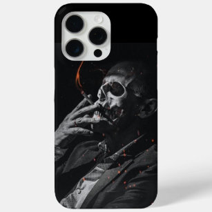 Roken Skelet Sigarette iPhone 15 Pro Max Hoesje