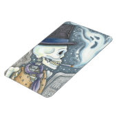 ROKEN SKELETON, CEMETERY MAGNET-rechthoek Magneet (Linkerzijde)