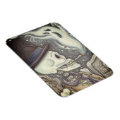 ROKEN SKELETON, CEMETERY MAGNET-rechthoek Magneet (Rechterzijde)