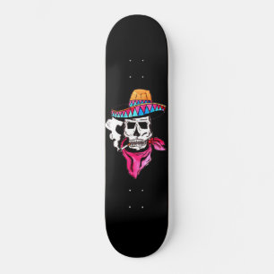 Roken Skeleton Cowboy Persoonlijk Skateboard