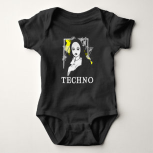 Roken Techno Nun Religion Electronic Bass Music Romper