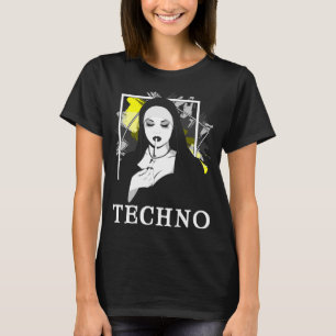 Roken Techno Nun Religion Electronic Bass Music T-shirt