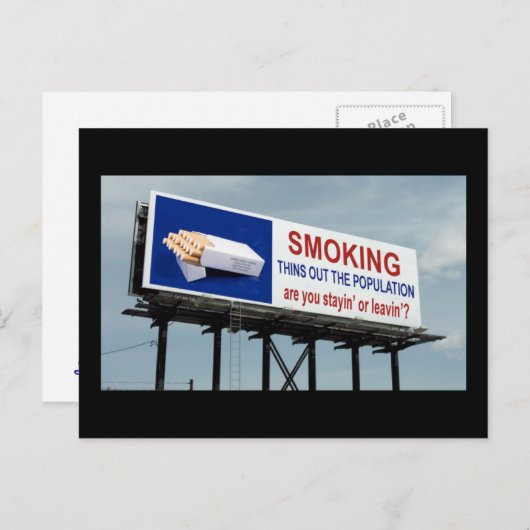 Roken tegen roken - briefkaart (Voorkant / Achterkant)
