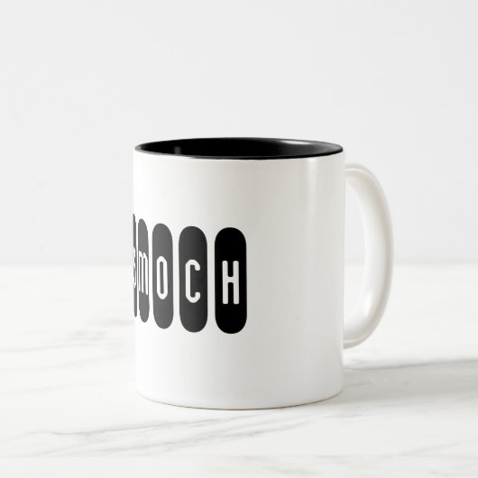 ROKEN TWEEKLEURIGE KOFFIEMOK (Voorkant rechts)