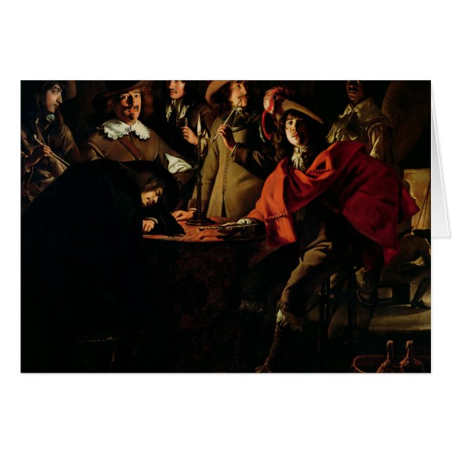Roken van de bewakers, 1643 (Voorkant Horizontaal)