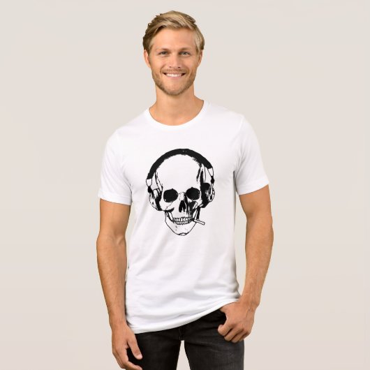 Roken van de huid Tri-Blend shirt (Voorkant volledig)