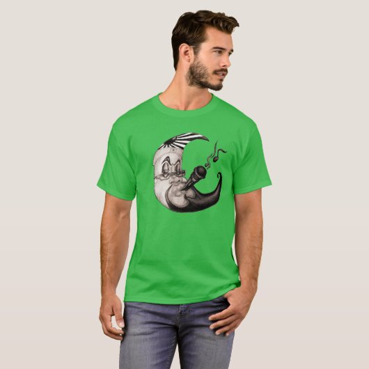 Roken van de microfoon t-shirt (Voorkant volledig)