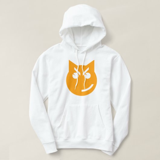 Roken van Emoji Cat Hoodie (Design voorkant)