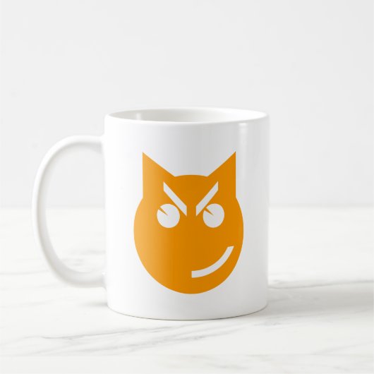 Roken van Emoji Cat Koffiemok (Links)